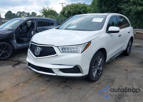 2020 Acura Mdx Technology Package z USA, uszkodzony, nr VIN 5J8YD3H57LL011140